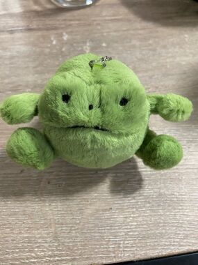 Jellycat Ricky Rain Frog Mini Plush Bag Charm Keychain